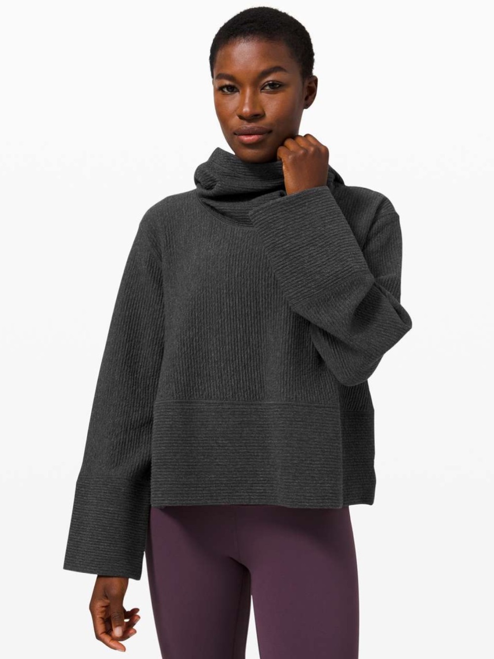 Lululemon Retreat Yourself Hoodie - Heathered Graphite Grey / Graphite Grey